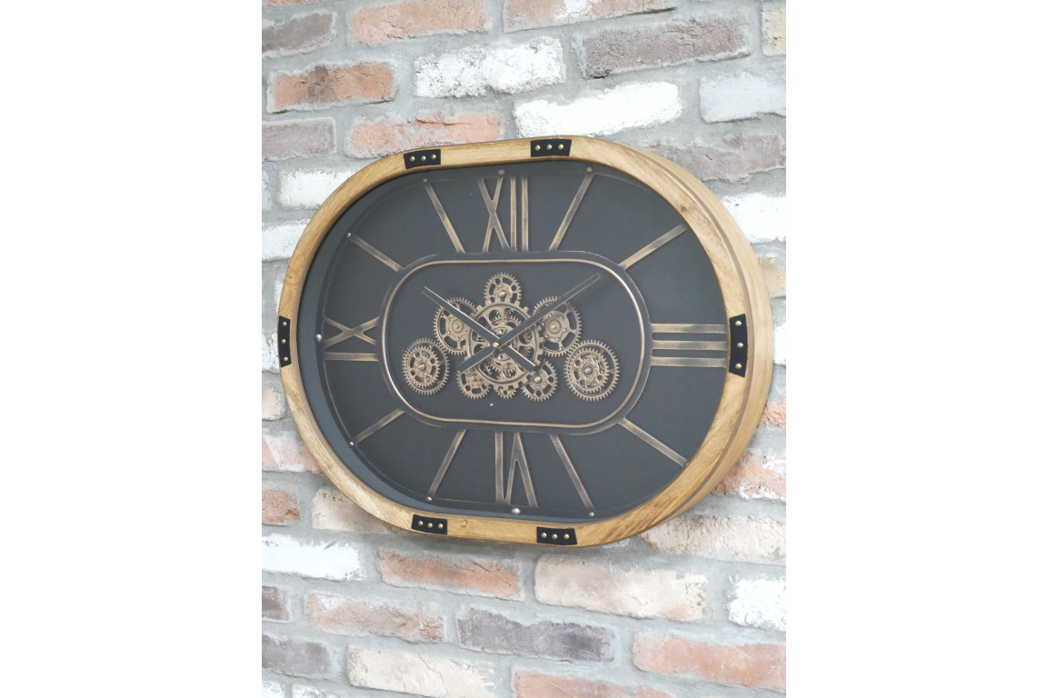 Clock With Working Cogs