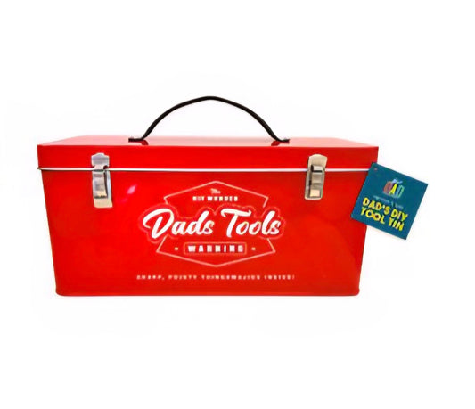 Red Fathers Day Tool Tin