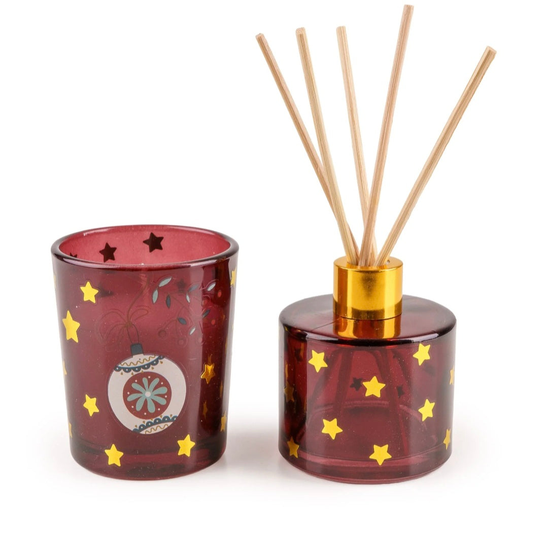 Diffuser & Candle Gift Set Mulled Wine