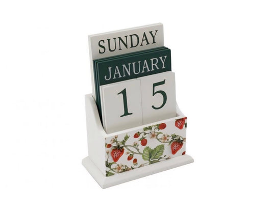 Strawberry Field Wooden Plaque Calendar