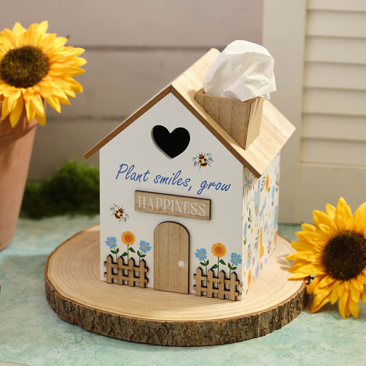 Happiness Tissue box House