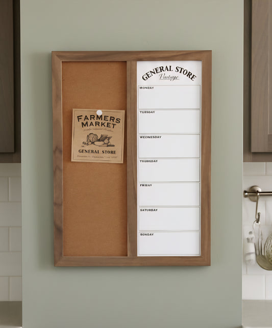 Cork Weekly Planner Board