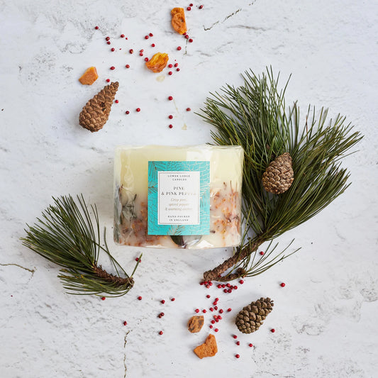 3 Wick Pine & Pink Pepper Candle