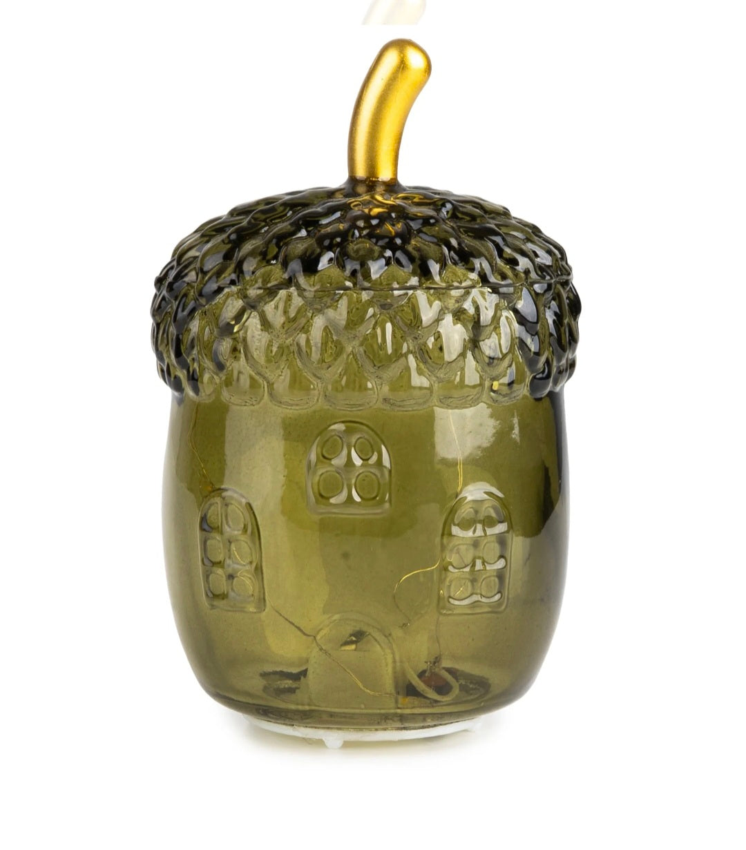 Green Acorn Light Up House