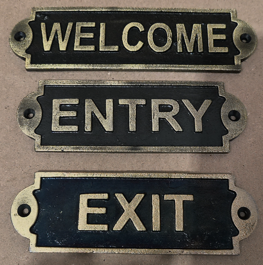 Welcome, Entry & Exit