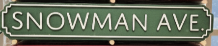 Christmas Road Signs
