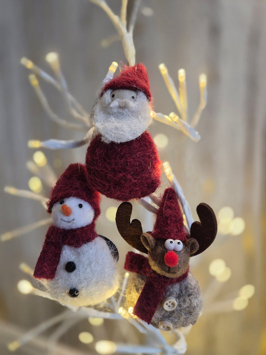 Vintage Santa & Friends Tree decorations