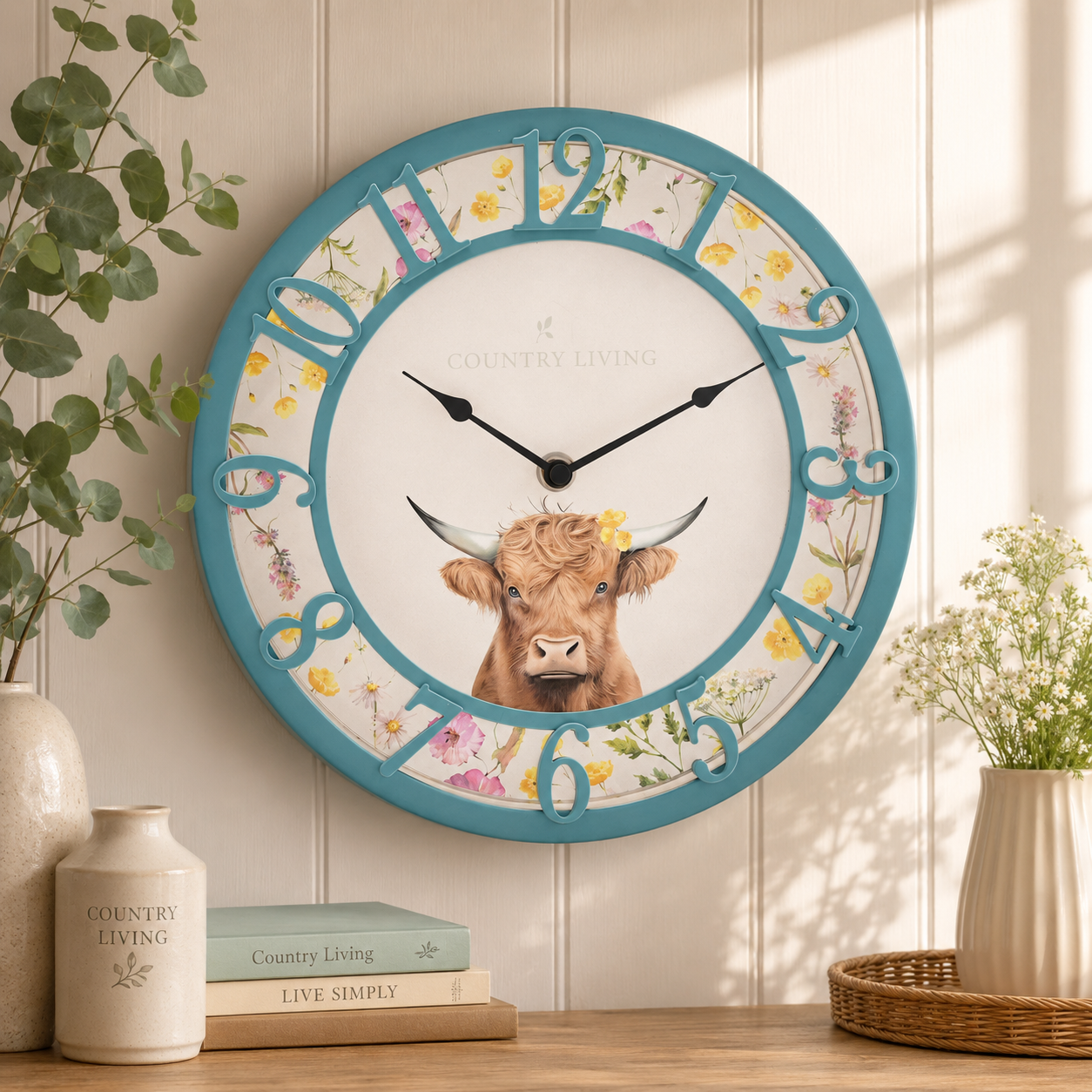 Highland Cow Home Plaque