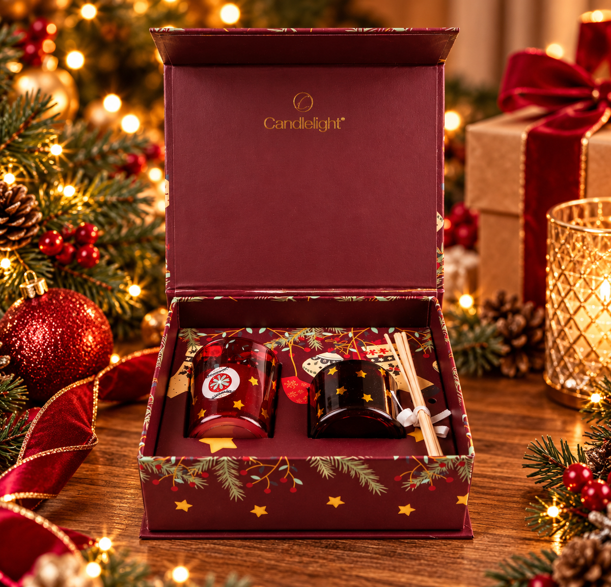 Diffuser & Candle Gift Set Mulled Wine