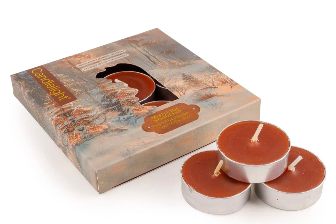 Set of 4 Festive Tea Lights