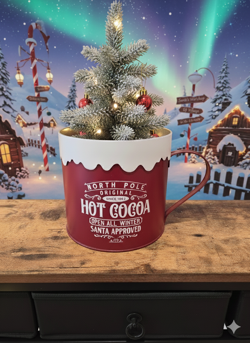 Hot Coco Metal Cup