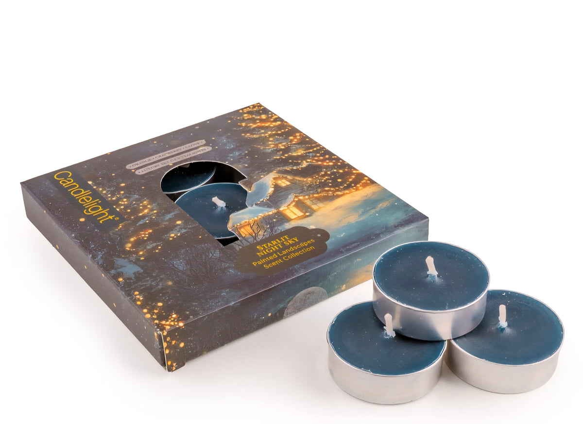 Set of 4 Festive Tea Lights