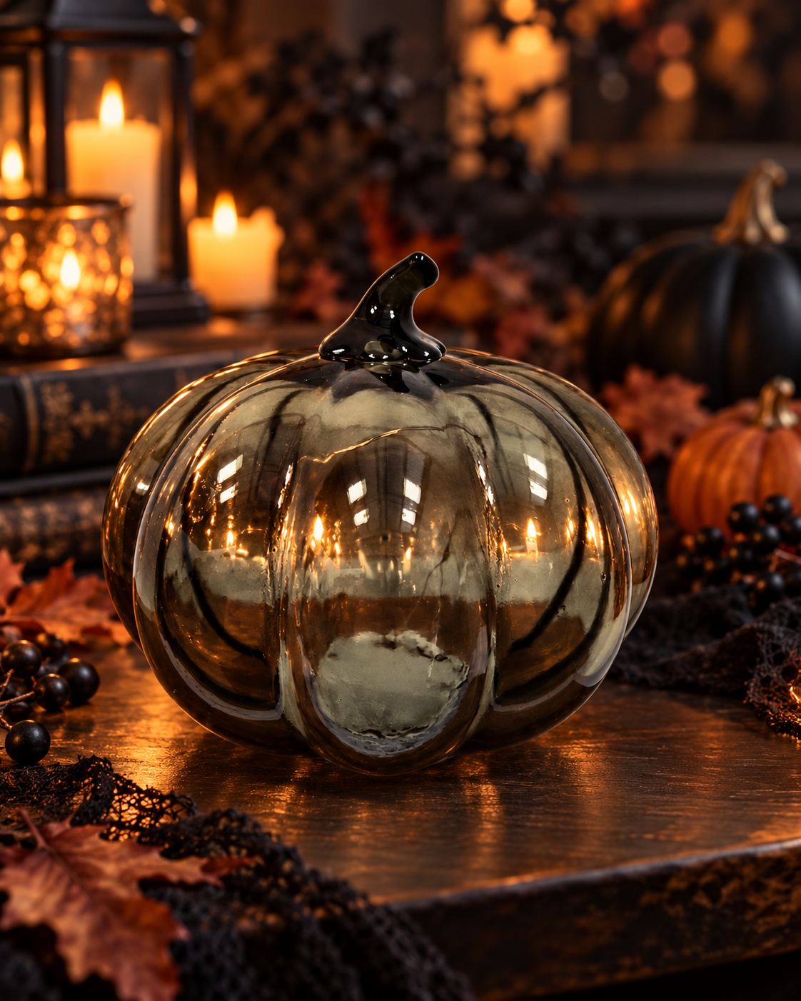 Green LED Pumpkin