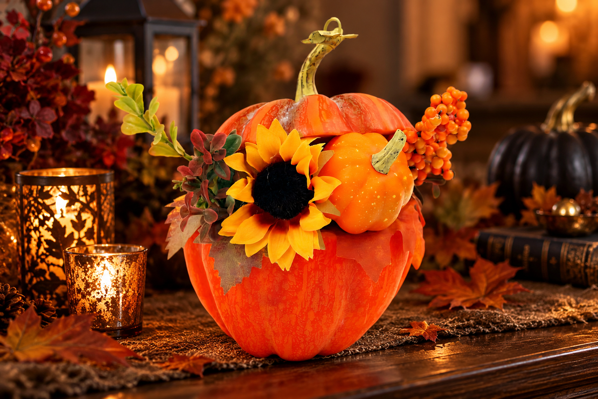 Pumpkin Floral Arrangement